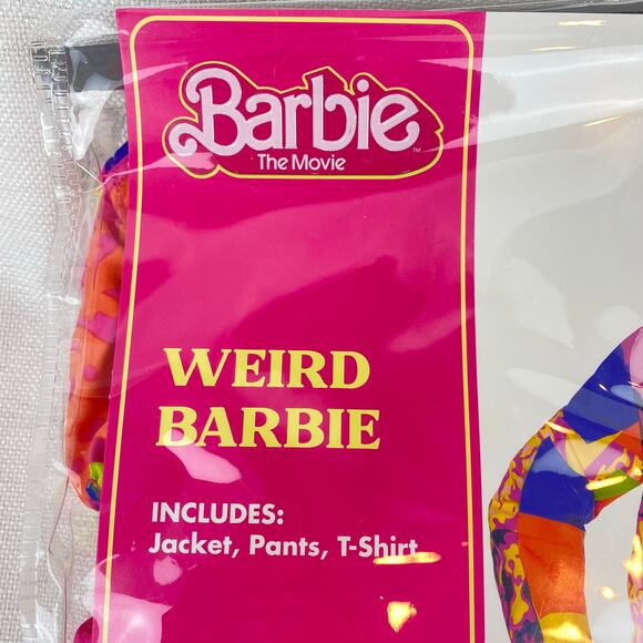 Barbie The Movie Weird Barbie Halloween Costume Adult Dress Up Medium Pink - Picture 5 of 5